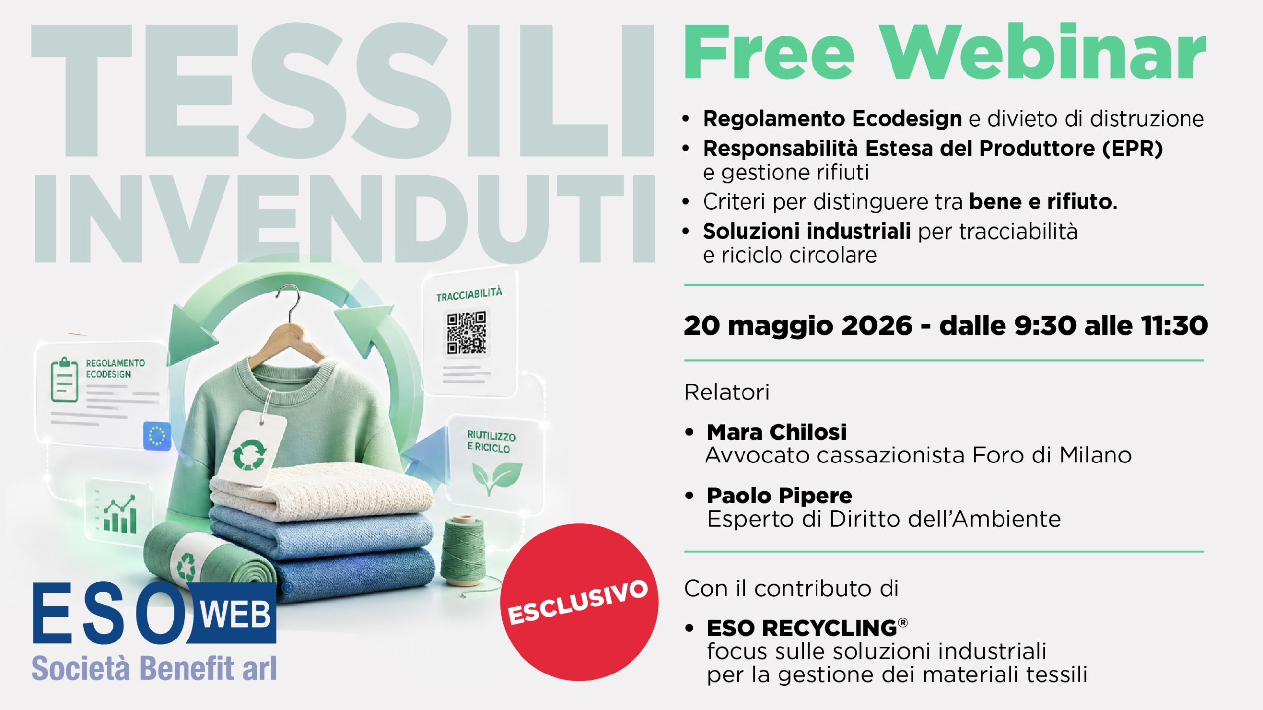 Webinar ESoweb tessuti